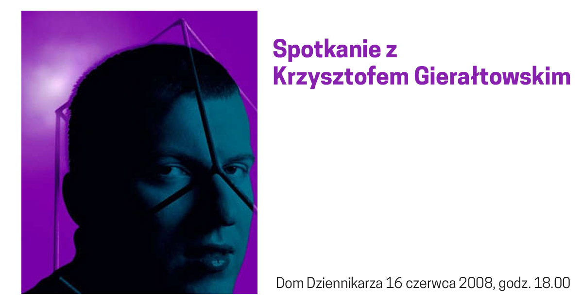 Spotkanie z Krzysztofem Gierałtowskim