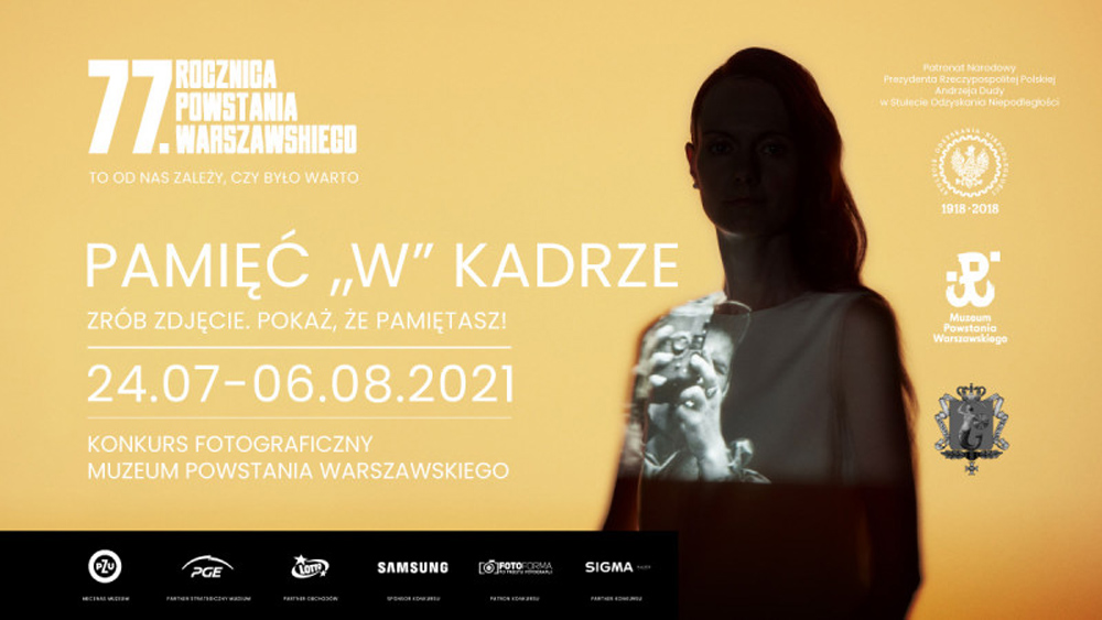 3. Konkurs fotograficzny "Pamięć »W« kadrze" Muzeum Powstania Warszawskiego