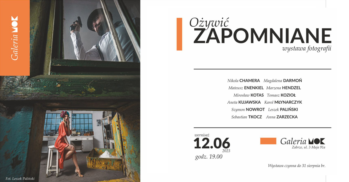 Ożywić zapomniane - wystawa fotografii Galeria Miejski Ośrodek Kultury Zabrze
