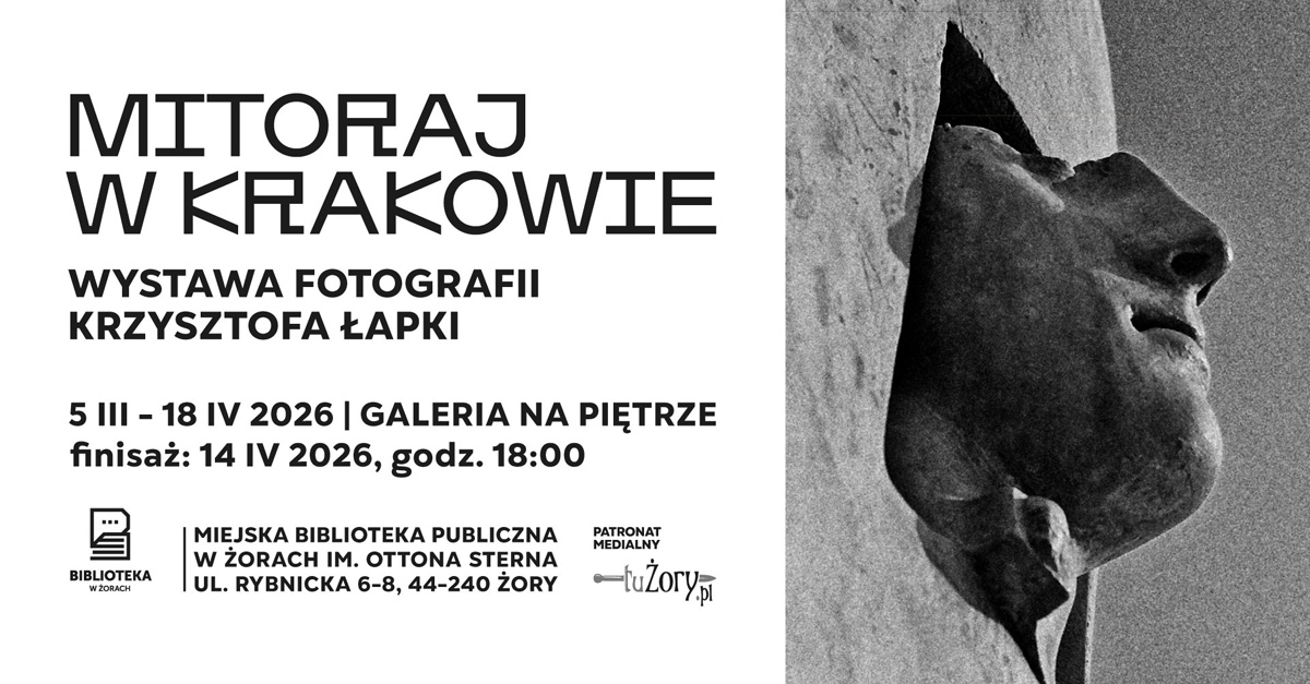 Krzysztof Łapka - Mitoraj w Krakowie - wystawa fotografii Galeria na Piętrze MBP Żory