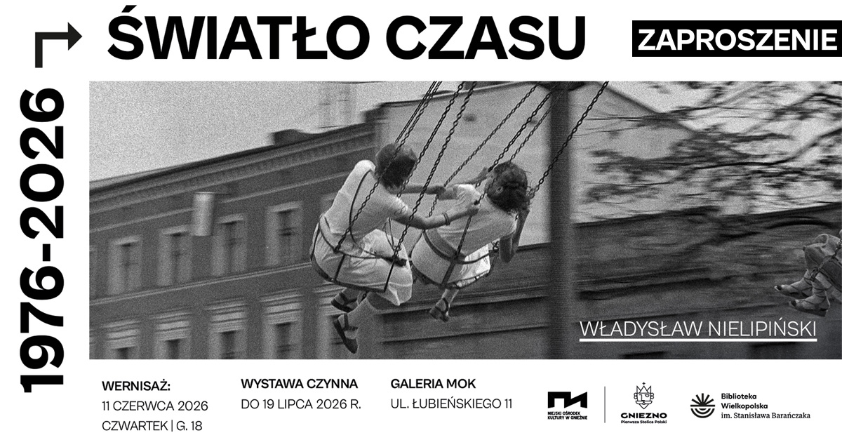 Władysław Nielipiński - Światło czasu 1976-2026 - wystawa fotografii Galeria Miejski Ośrodek Kultury Gniezno