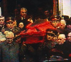Józef Robakowski, Pamięci L. Breżniewa, wideorealizacja, 1982