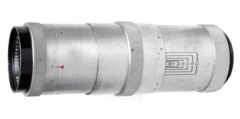 Carl Zeiss Jena Triotar T 13.5cm f/4