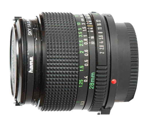 Canon FDn 28mm f/2